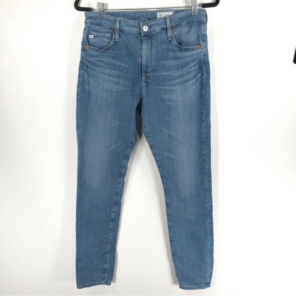 AG ADRIANO GOLDSCHMIED FARRAH ANKLE High-Rise Skinny Jeans Size 31 - Picture 2 of 13